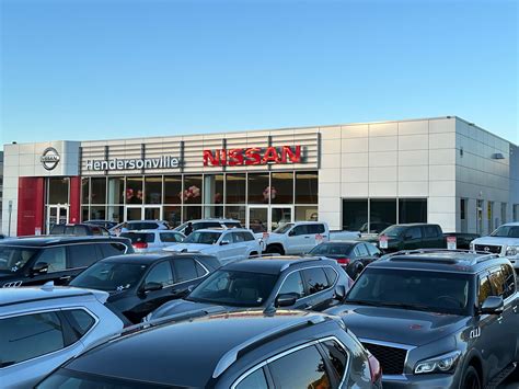 Nissan hendersonville - Nissan of Hendersonville specializes in new Nissan models. We also have fantastic Pre-Owned and... 1340 Spartanburg Hwy, Hendersonville, NC 28792